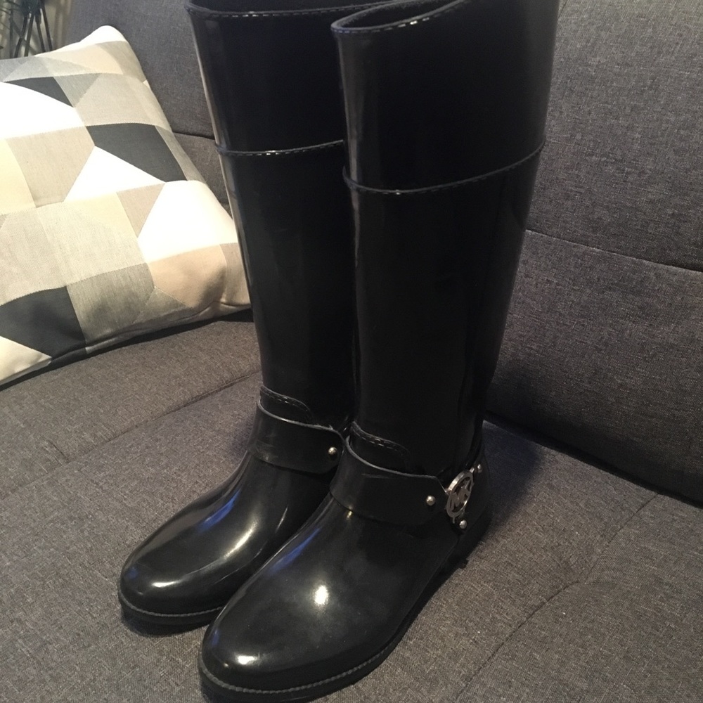 Barely Worn Michael Kors Rain Boots